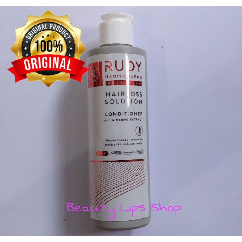 Original Rudy / Rudi Hadisuwarno Conditioner Ginseng 200 ml KEMASAN BARU U/ Rambut Rontok