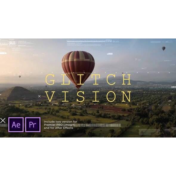 Videohive Glitch Vision Slideshow Premiere Pro Templates