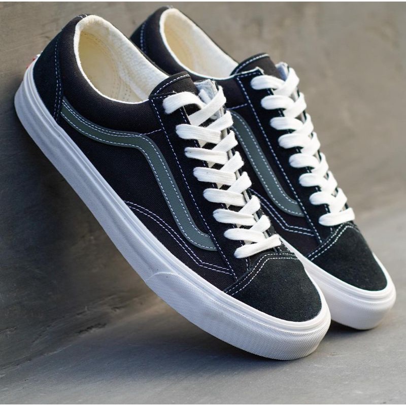 VANS STYLE 36 VINTAGE SPORT BLACK BLANC DE BLANC