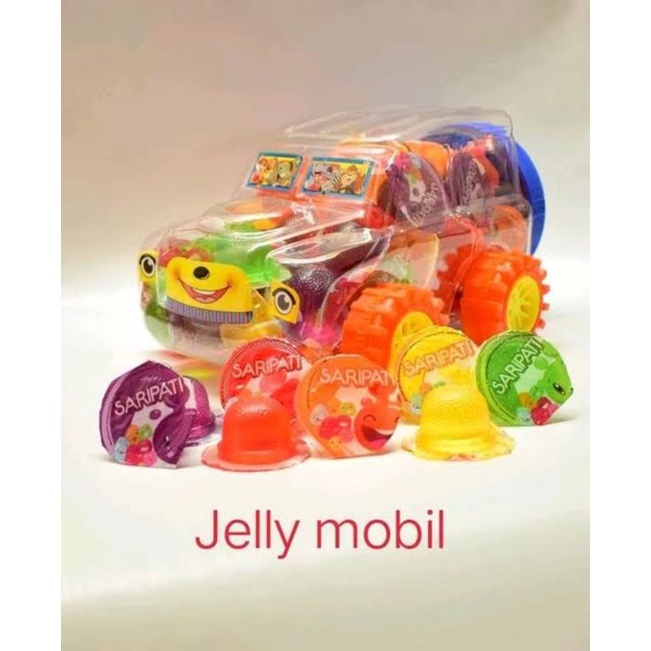 JELLY TOPLES MOBIL - MOBILAN/ AGAR-AGAR TOPLES MOBIL/JELLY SARIPATI