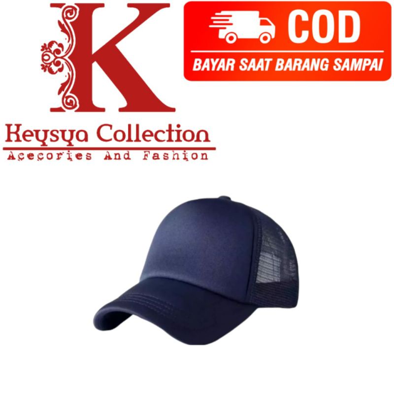 TOPI PRIA WANITA JARING POLOS