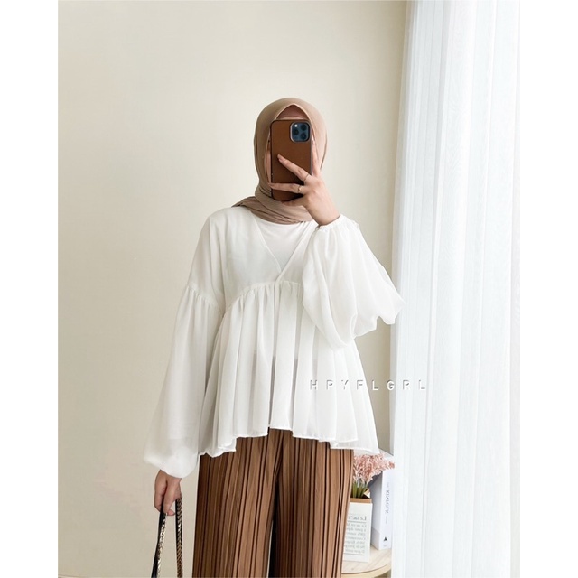 resha blouse / atasan basic outer