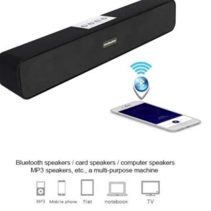 Diskon s/d 70% Speaker Bluetooth Panjang Bass - Soundbar A12 Bass Stereo/Speaker panjang/Speaker bes