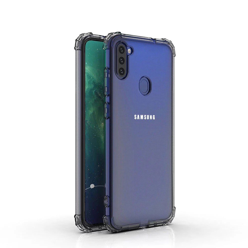 Anticrack Samsung A11 M11 Silikon Case Softcase Lentur Lembut Transparan Bening