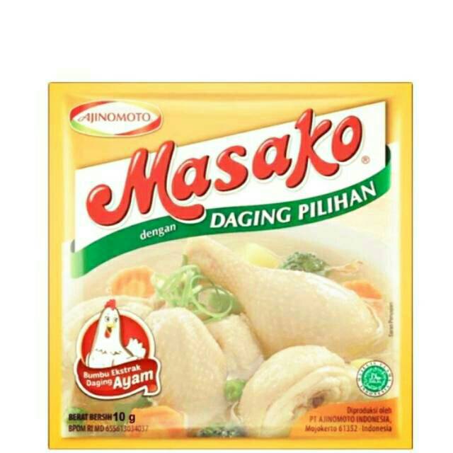 

Masako 12x10 rasa ayam dan rasa sapi