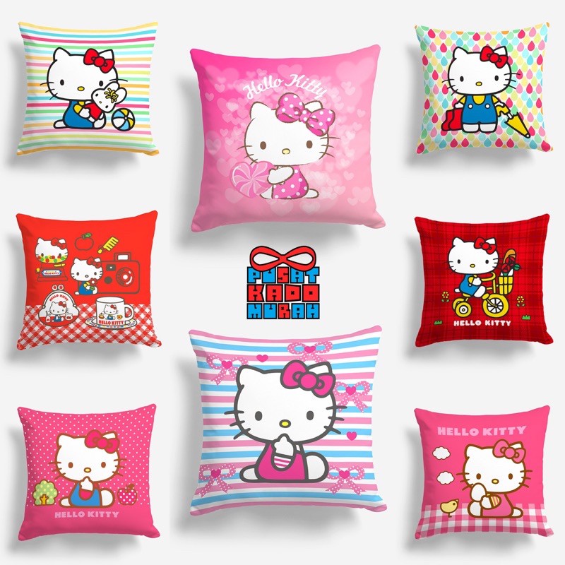 Bantal Sofa Hello Kitty Series 40x40 cm - Pusat Kado Murah