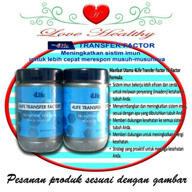 4life Transfer Factor Advance 100 Asli Herbal Shopee Indonesia