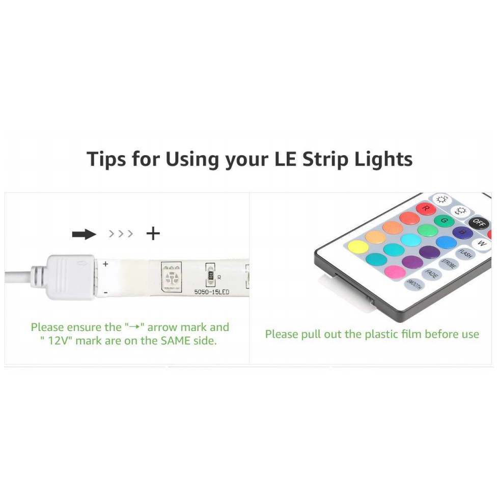 Remote Controller Box led STRIP RGB 24 44 Tombol Besar Music IR Bluetooth Suara Untuk SMD 2835 3528 5050 4 pin