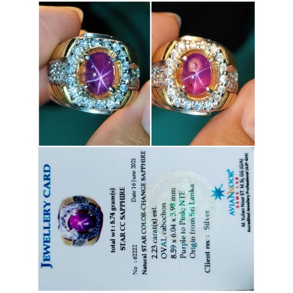 natural change color sapphire