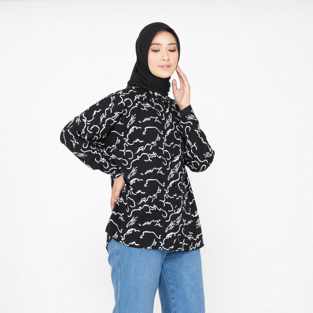 Kemeja Wanita Terbaru Busui LD 120 Bahan Rayon viscose-2