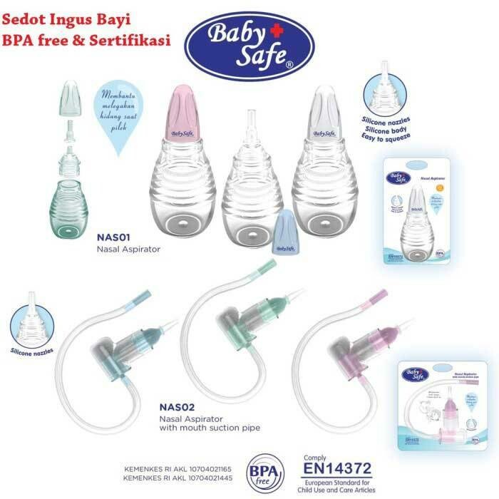 BABYSAFE Nasal Aspirator Sedotan Ingus Bayi Baby Safe