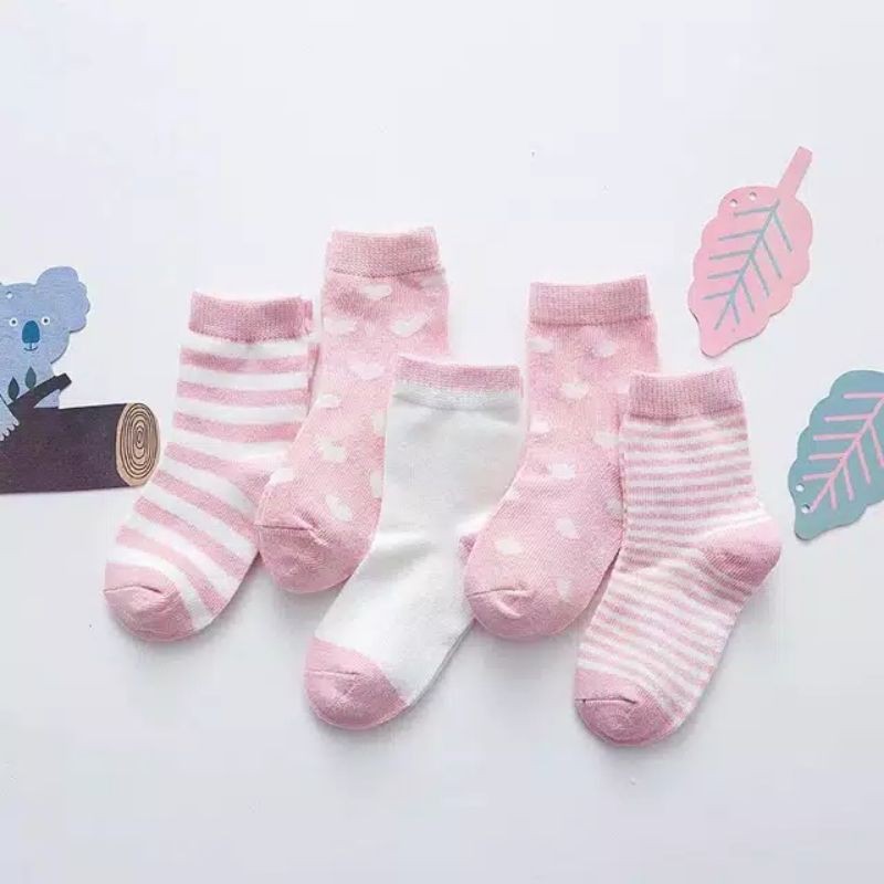 KAUS KAKI BAYI / ANAK 5IN1 SET IMUT