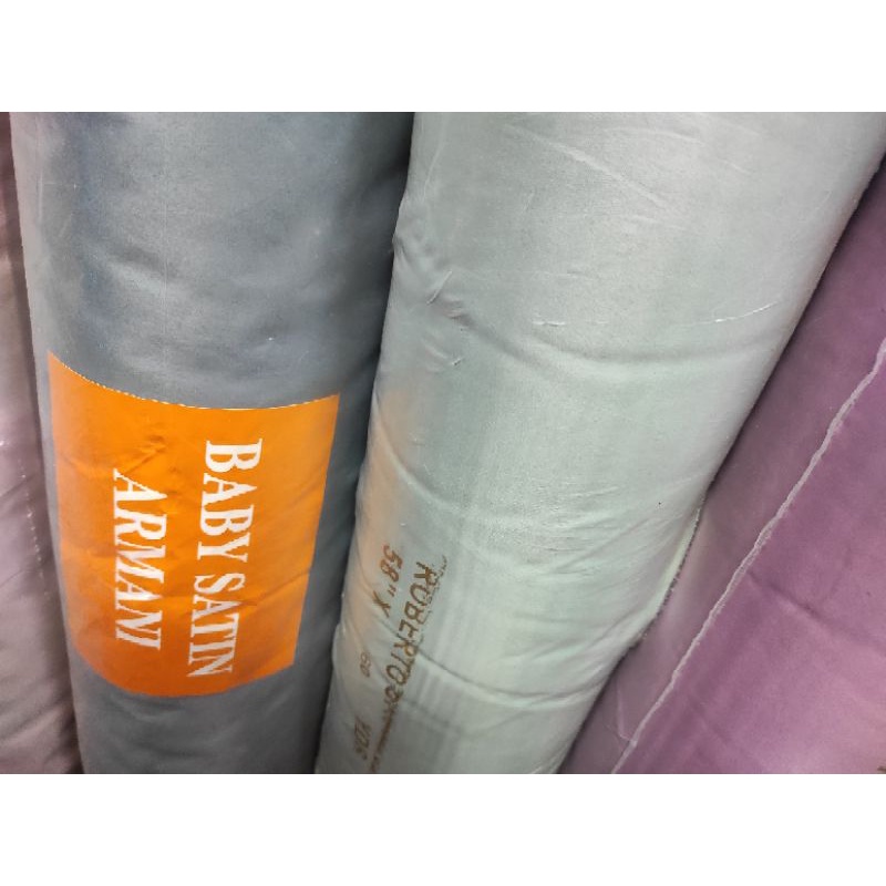 Kain Satin Roberto Puresilk Original Kavali