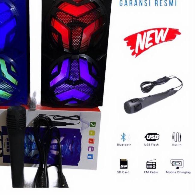 ♦ SPEAKER BLUETOOTH XTM-2021 PLUS MIC KARAOKE//SPEAKER SALON AKTIF XTM-2021//SPEAKER KARAOKE ➾