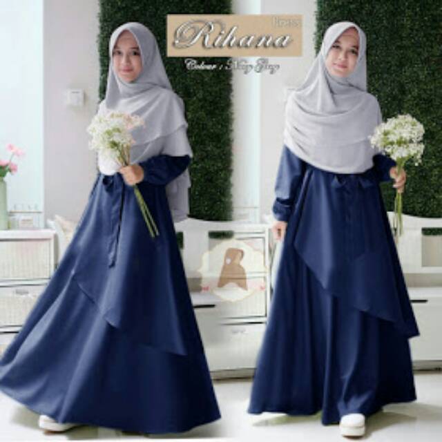 Gamis syar'i rihanna 1 set