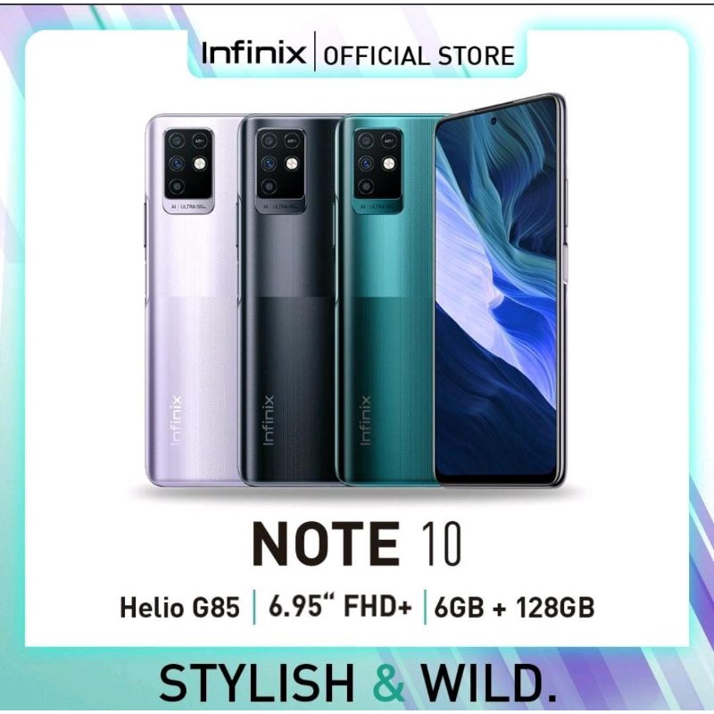 INFINIX NOTE 10 [6/128]+[4/64] GARANSI RESMI