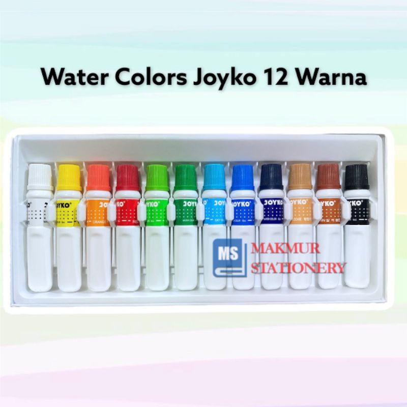 

HJK Water Color Cat Air Joyko WAC-6ML-12 Warna