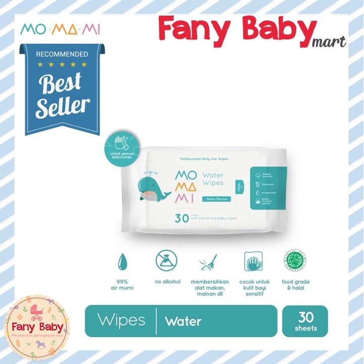 MOMAMI WATER WIPES - MELON FLAVOUR