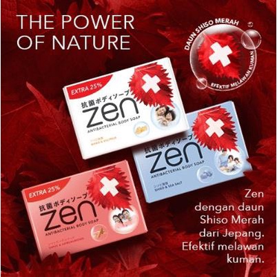 ^ KYRA ^ ZEN Sabun Mandi Batang Anti Bacterial Soap Efektif Melawan Kuman - Netto 70 gr