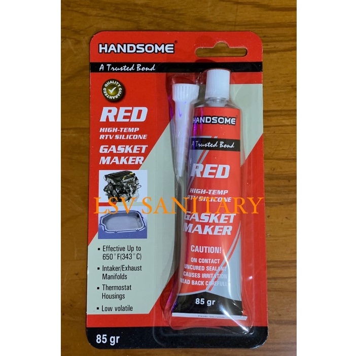 LEM RED SILICONE / LEM GASKET / LEM SILICONE RED 85 gram