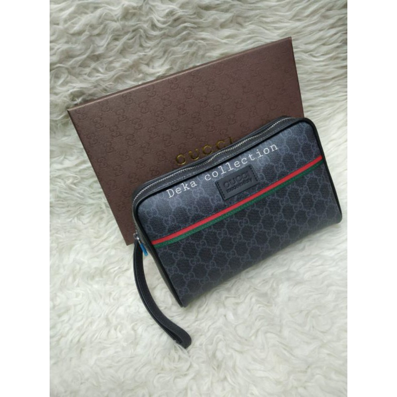 TAS TANGAN PRIA WANITA GUCCI HANDBAG GUCCI CLUCTH PRIA WANITA KULIT GUCCI