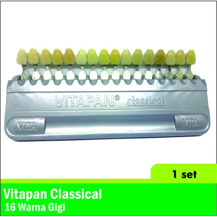 Jual Vitapan Classical Dental Shade Guide Teeth Colour Vita Papan
