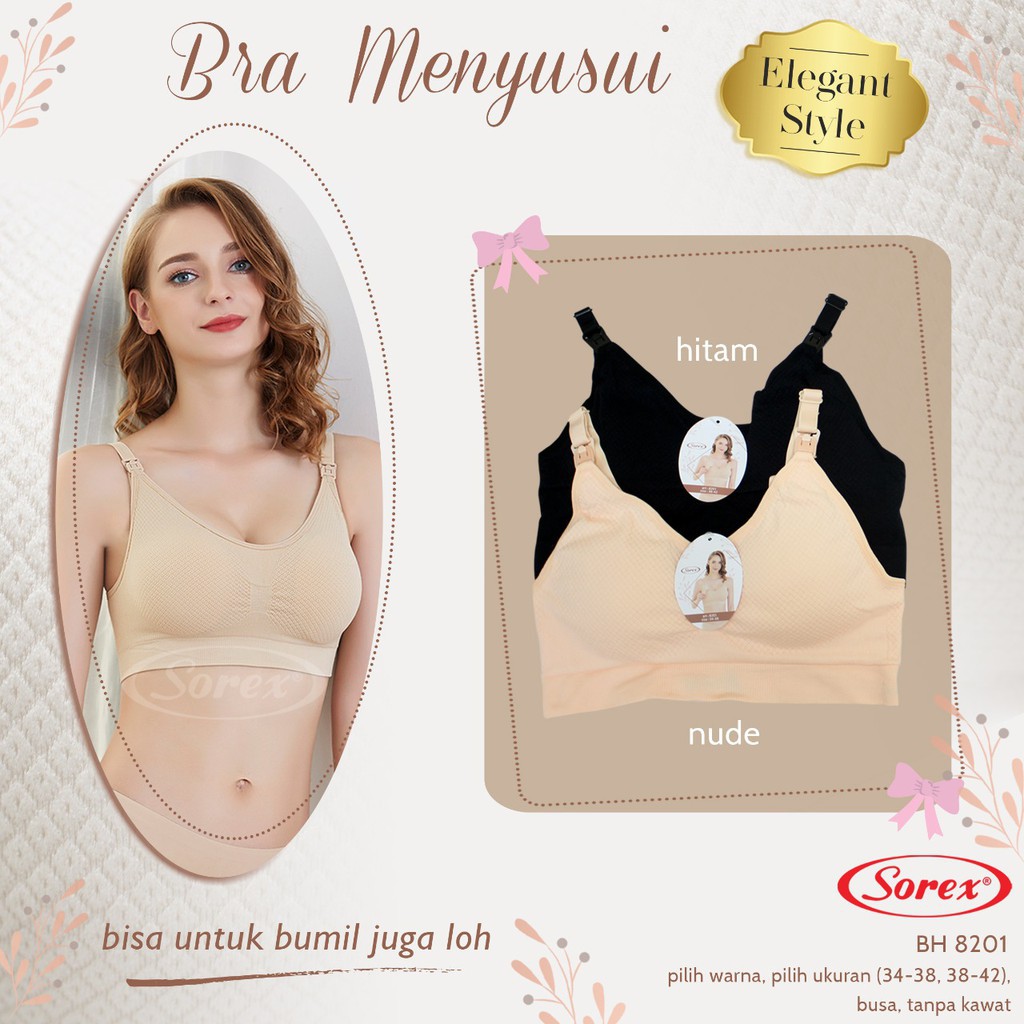 BH BRA MENYUSUI MATERNITY BRA SOREX 8201 BEST SELLER // NURSING BRA PREMIUM