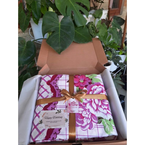 hampers sprei acara wedding dan ulang tahun