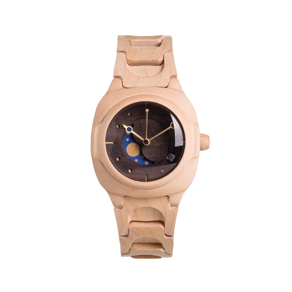 Matoa Rakai Jam Tangan Kayu Pria/Wanita/Unisex - Maple