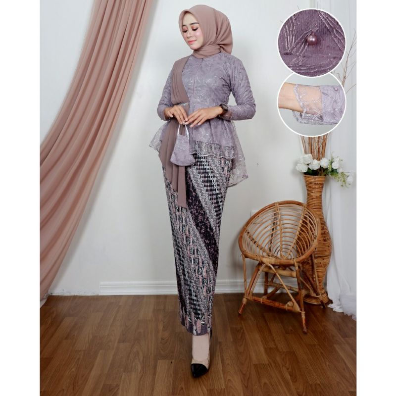AURORA SELENDANG // KEBAYA PESTA//KEBAYA WISUDA //TUNIK SELENDANG // SERAGAMAN PESTA