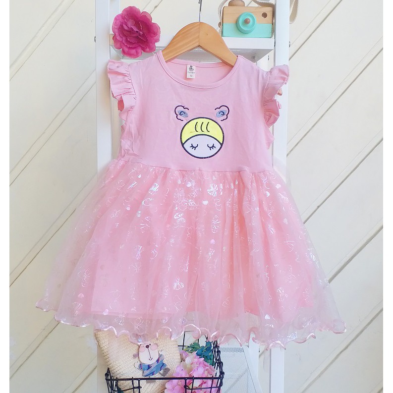 HappyOliver DRESS IMPORT ELLEN EBV Baju Dress Anak Perempuan Import
