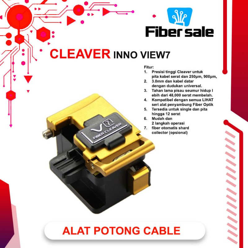 Cleaver Inno V7 / Fiber Cleaver Inno view7 Fiber Optik Original