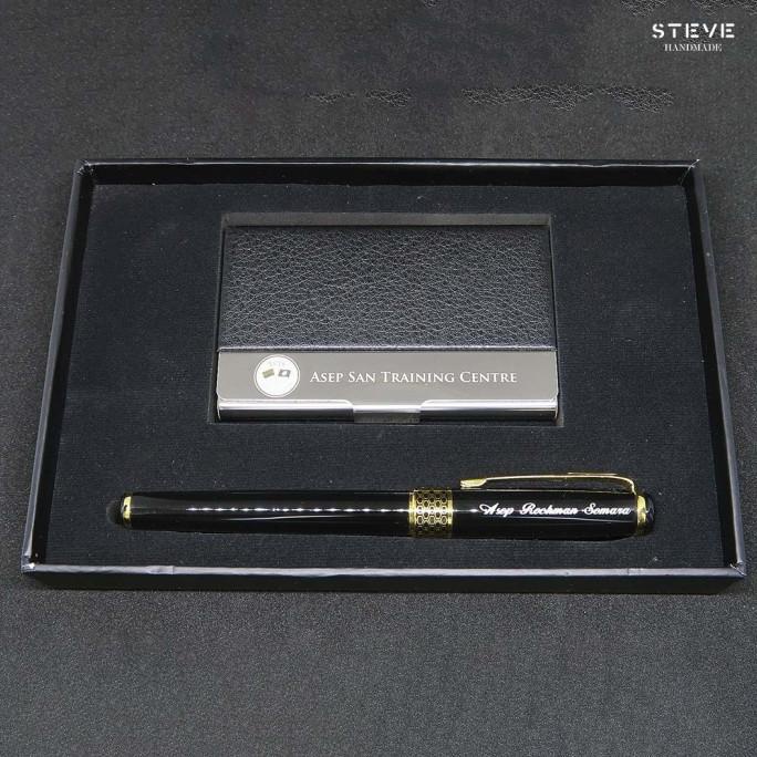 

Office & Stationery | Document Organizer | Gift Set Corporate Pen Name Card Holder Tempat Kartu Nama Souvenir | Best Seller