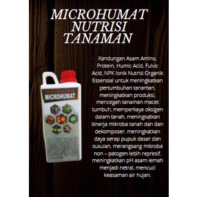 Pupuk Asam Humat / MicroHumat Nutrisi tanaman 1000 ML