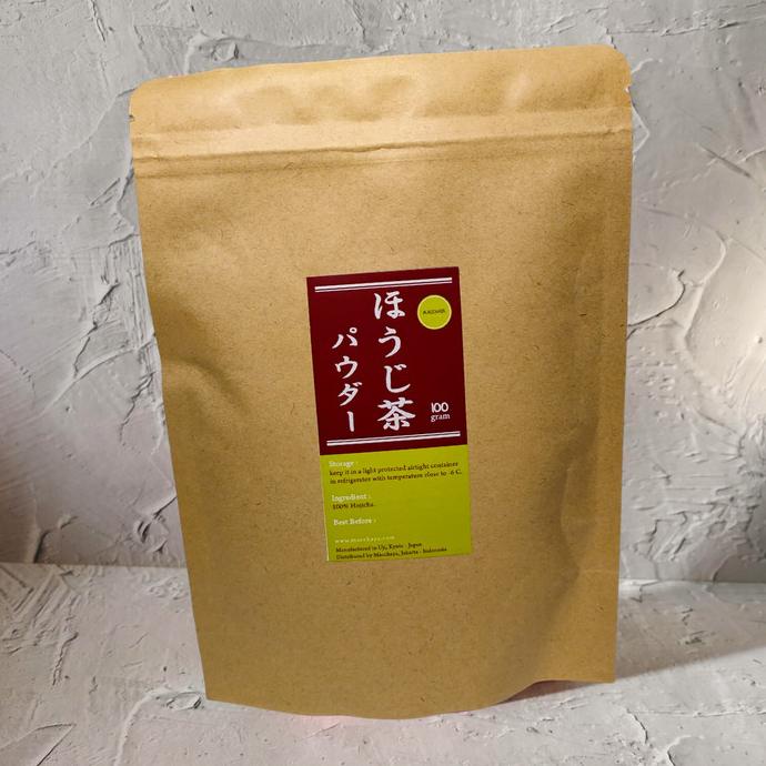 

[ COD ] Macchaya (Bubuk) Hojicha Powder Jepang 100g - Roasted Green Tea BIG SALE Kode 508