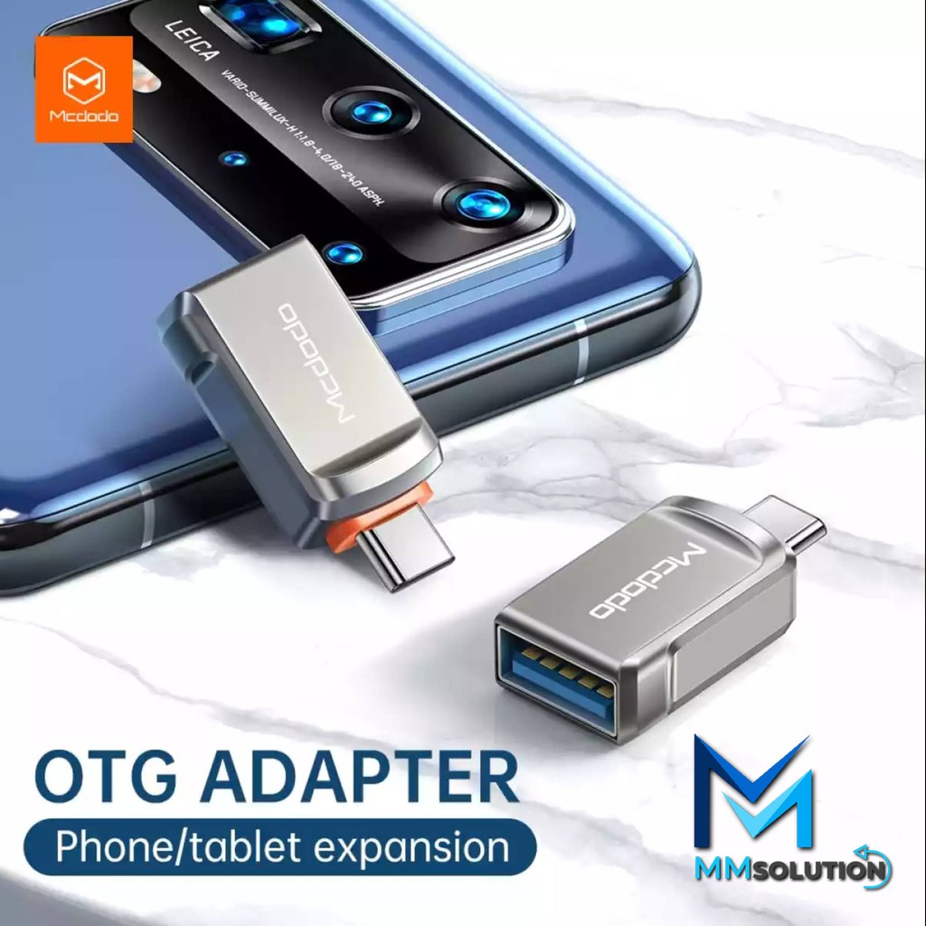 MCDODO Adapter Converter OTG USB 3.0 to Type C Samsung Macbook DATA TRANSMISSION MCDODO OT-8730