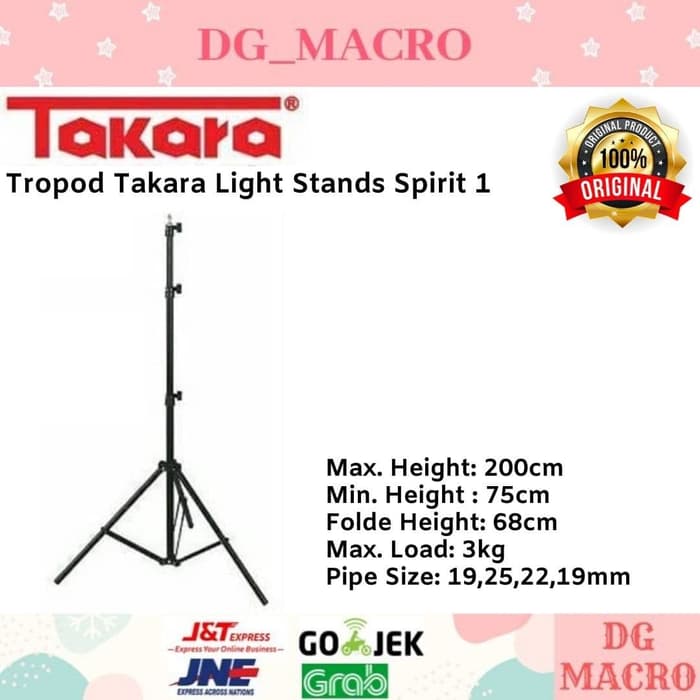 TRIPOD TAKARA LIGHT STAND SPIRIT 1 - TAKARA TRIPOD