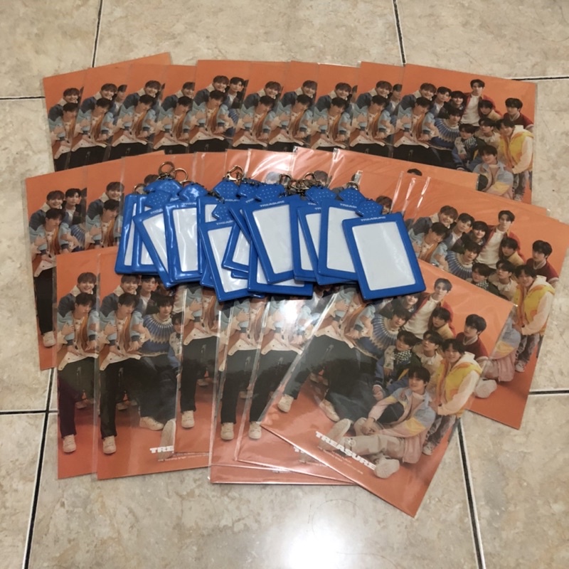 READY INA BENEFIT TREASURE THE SECOND STEP CHAPTER ONE PHOTOCARD CARD HOLDER MINI POSTER WEVERSE