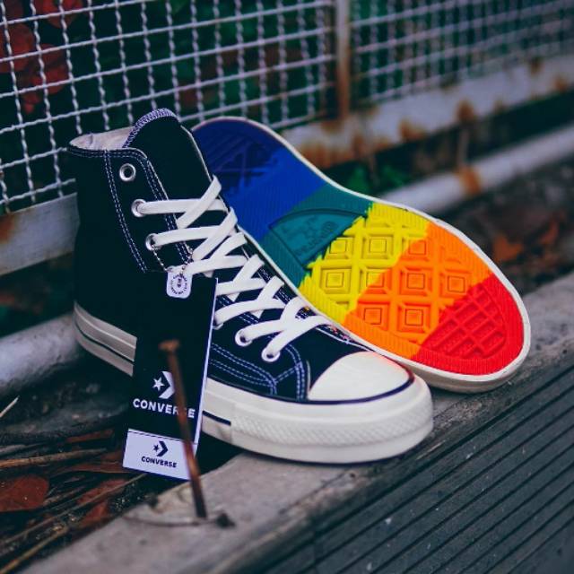 rainbow star converse