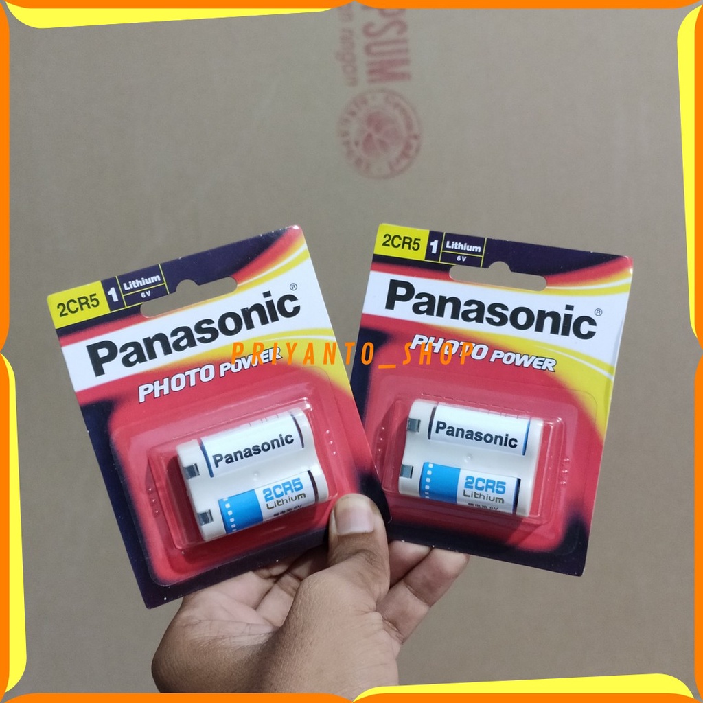 Panasonic 2CR5 Photo Lithium Battery Batrei Baterai PSC-2CR5