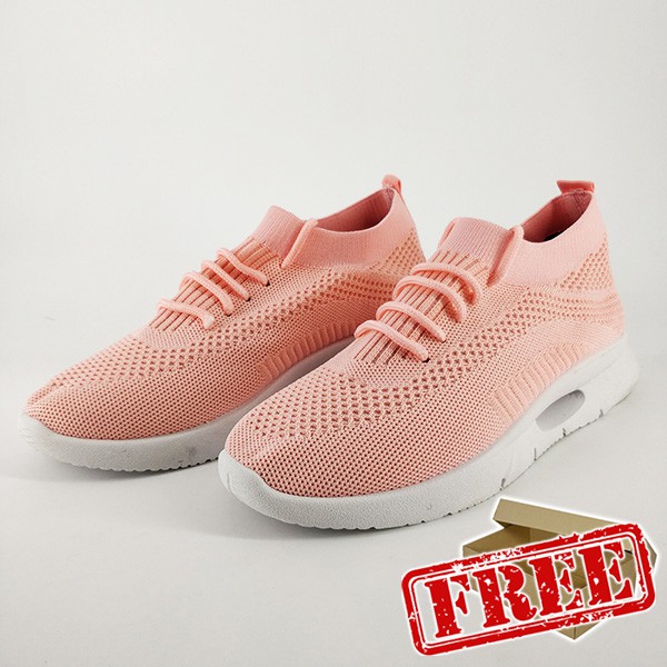 MFW Baek Sin - Sepatu Sneakers Wanita Casual-Pink