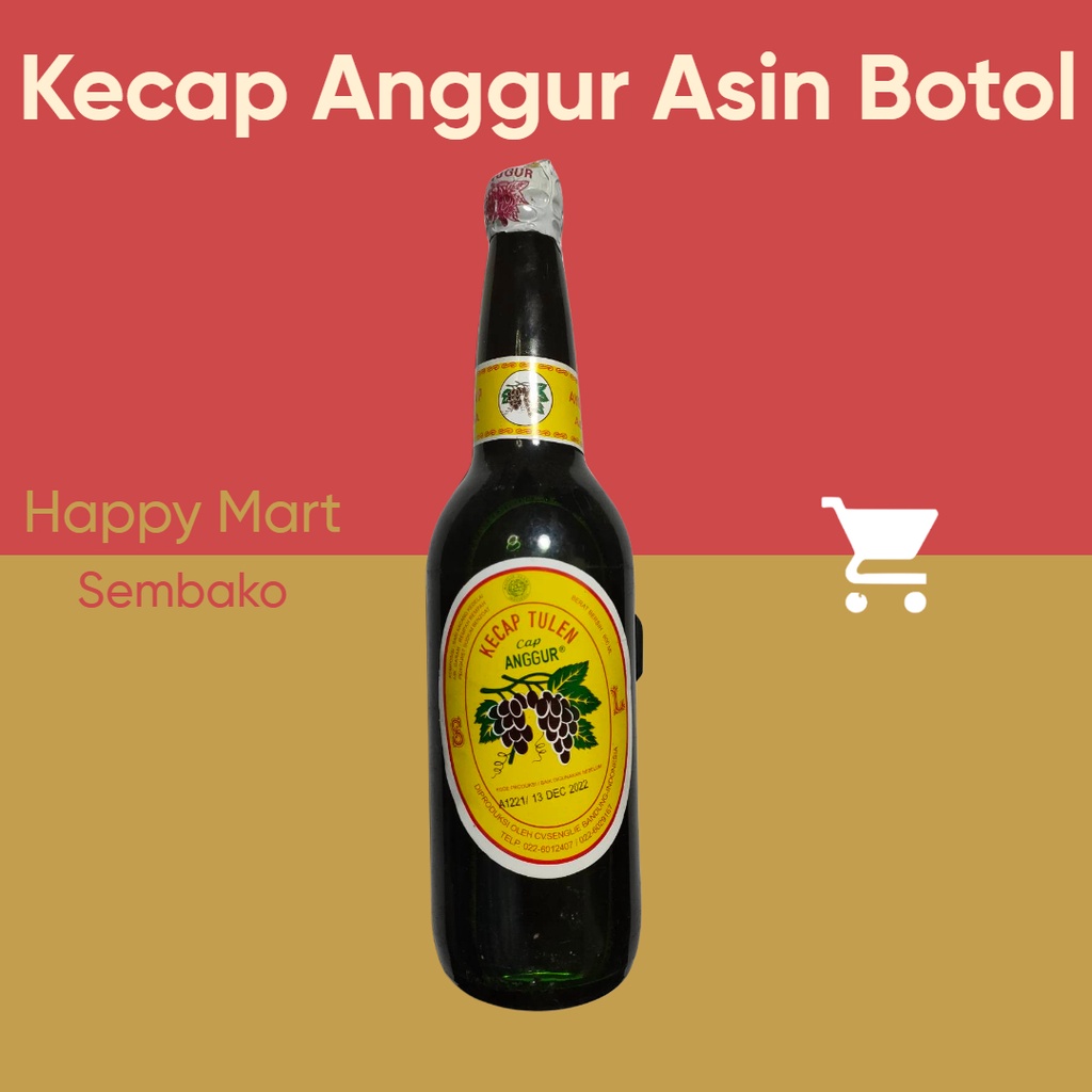 KECAP ASIN ANGGUR 600ML BOTOL