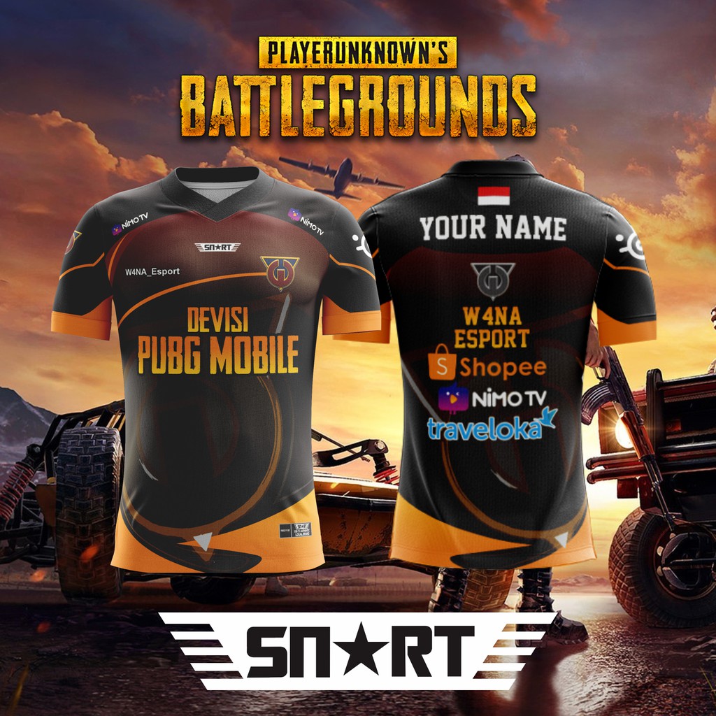 Baju Kaos Jersey Gaming ESport PUBG Mobile