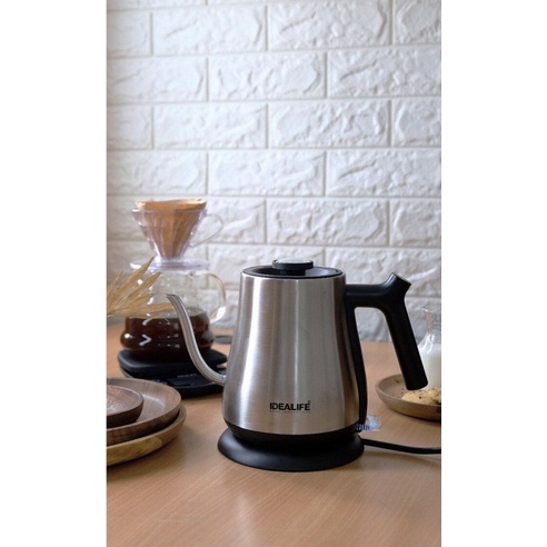 KETTLE LISTRIK IDEALIFE/ELECTRICAL GOOSENECK COFFEE TEA/TEKO AIR LEHER ANGSA/KETTLE LISTRIK IDEALIFE