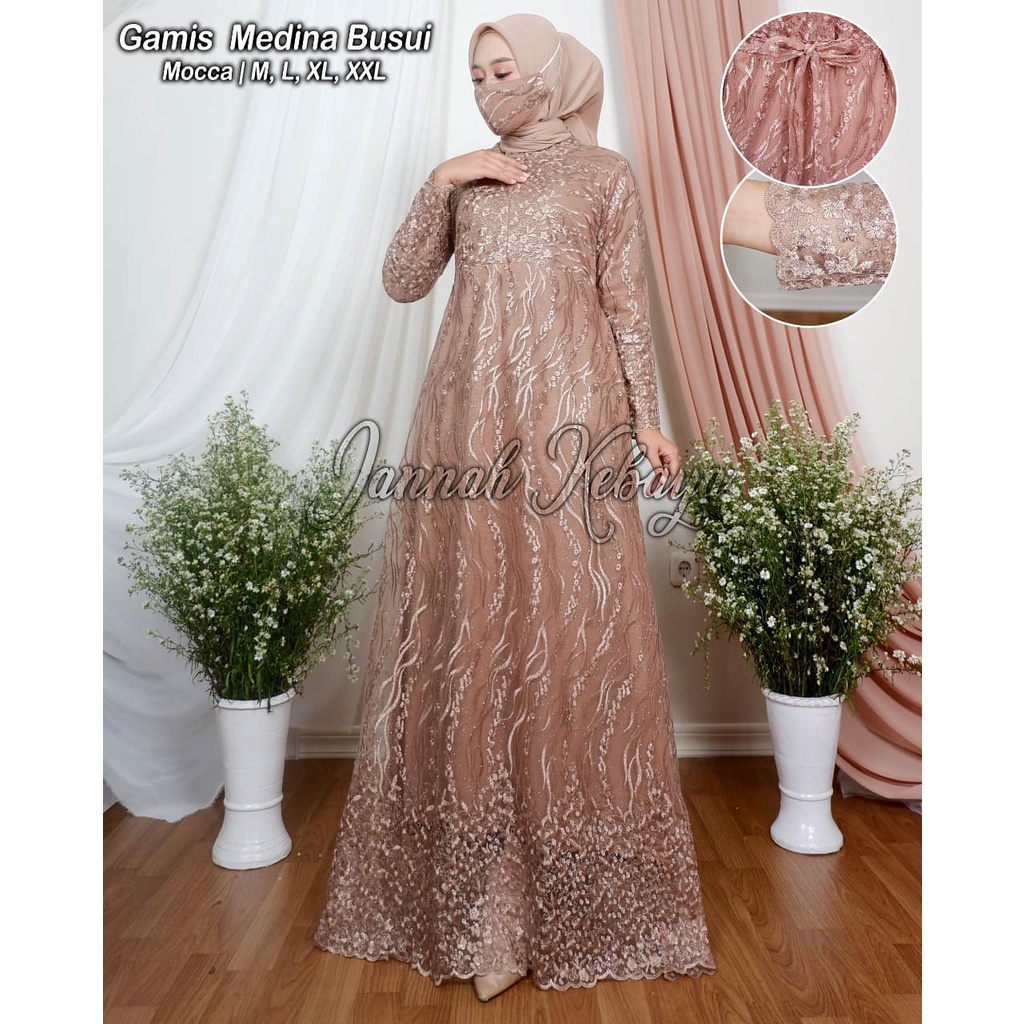 Gamis Terbaru Kebaya original//realpict gamis tille//gamis busui//gamis pesta