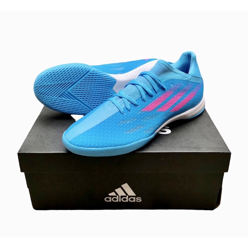 Sepatu Futsal Adidas X Speedflow.3 Blue GW7489 Original BNIB