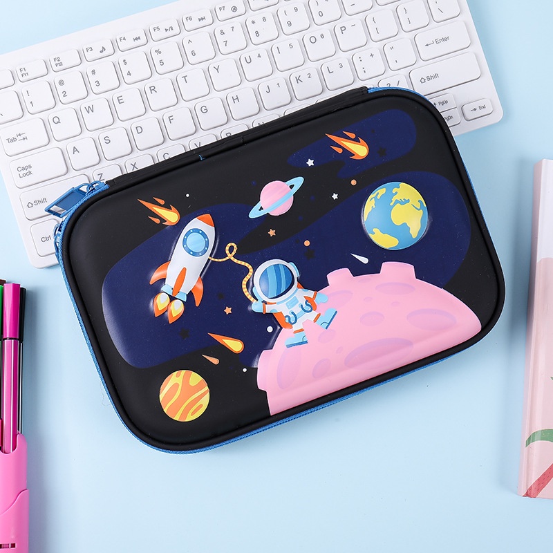 Tempat Pensil Kotak pensil 3D motif cowo bahan EVA untuk anak Tempat pensil anak sekolah