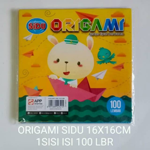 

SiDu Kertas Lipat ( Origami ) 16 x 16 cm - 100 lbr