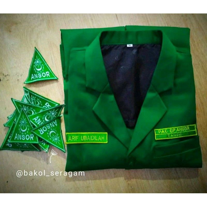 Jas ANSOR, JAZ ANSOR, seragam Ansor banser, Jas formal ansor