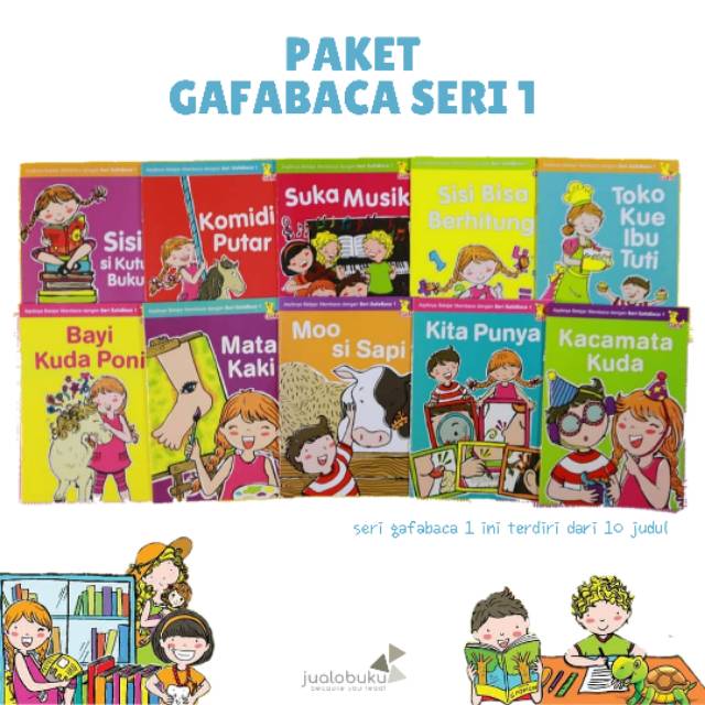 Gafabaca seri 1 - paket gafa baca seri 1